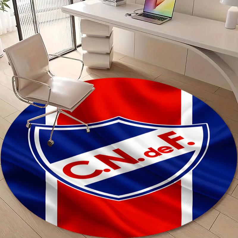 Personalized Club Nacional de Football Round Chair Office Rug - Perfect for Mat, Office Chair & More - Ideal Gift for Birthdays and Holidays