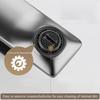 Brass Core Modern Bathroom Sink Faucet Single Handle Deck Mounted Wash Basin Water Tap Hot And Cold Mixer