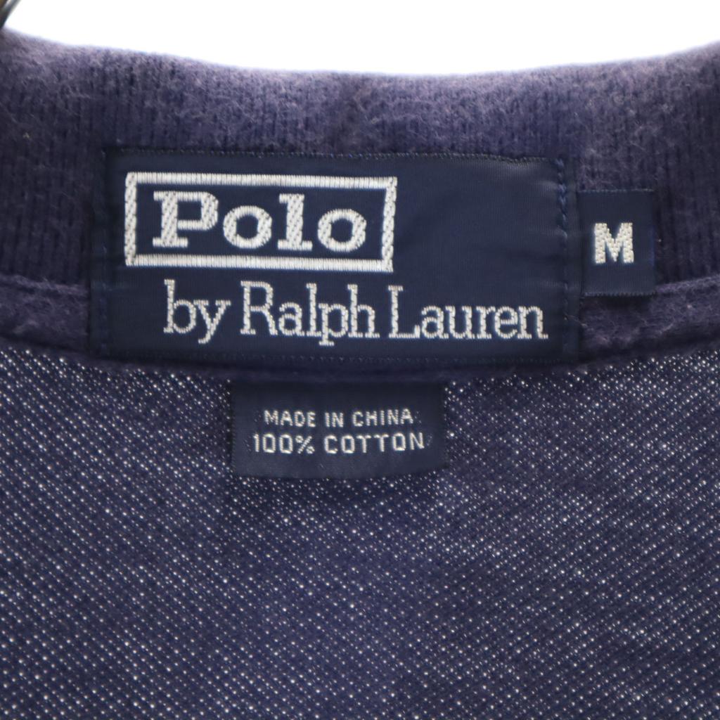 Polo von Ralph Lauren Kurzarm Polohemd M Marine Rehbraun Herren Gebraucht