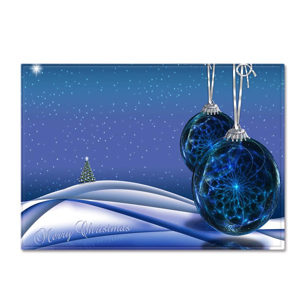Christmas Tree Living Room Area Rug Christmas Bedroom Carpet Kids Play 3D Carpets Memory Foam Xmas Decor Kitchen Rug Floor Mat