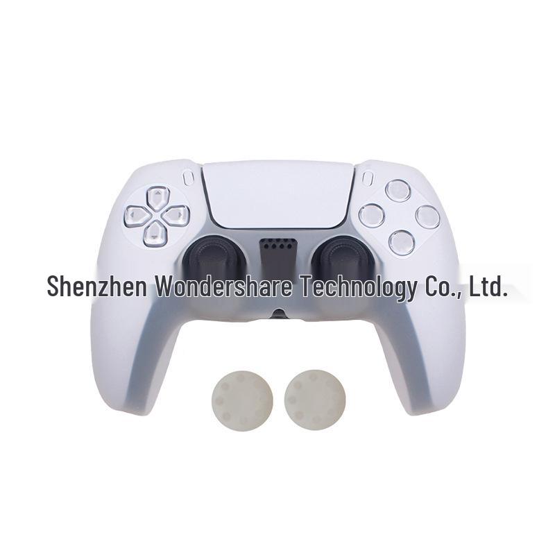PS5 Controller Silicone Protective Case with Water Transfer Design