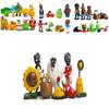 Decorate Your Easter With Plants Vs Zombies Series Egypt Private Wild West Pvc Toy Action Figures Set New