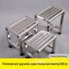 Stainless Steel Non-Slip Square Shower Stool for Elderly