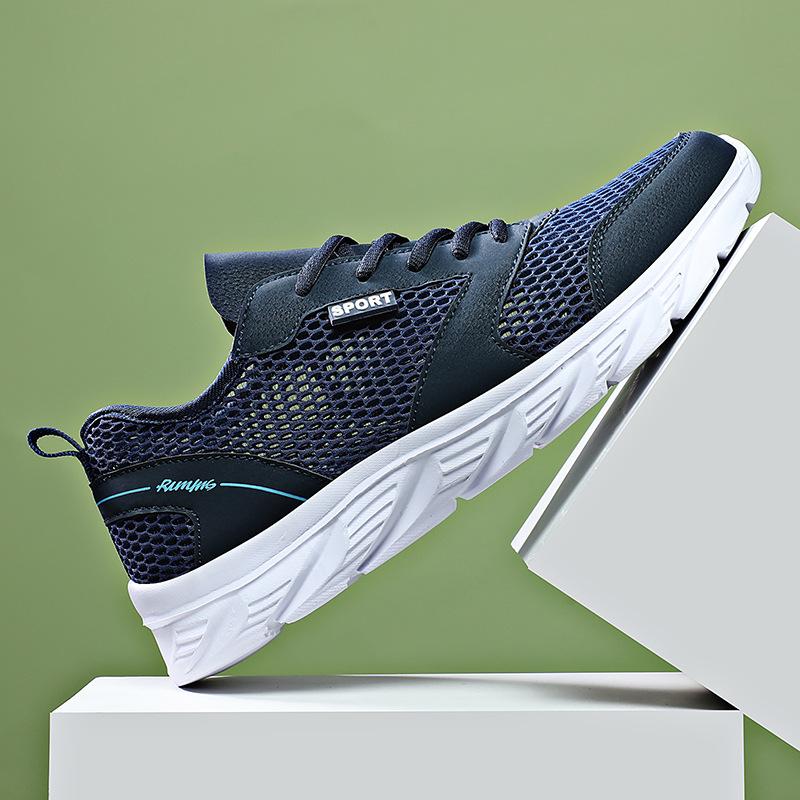 High Quality Men Sneakers Mesh Casual Shoes Lac-up Mens Shoes Lightweight Vulcanize Shoes Walking Sneakers Zapatillas Hombre