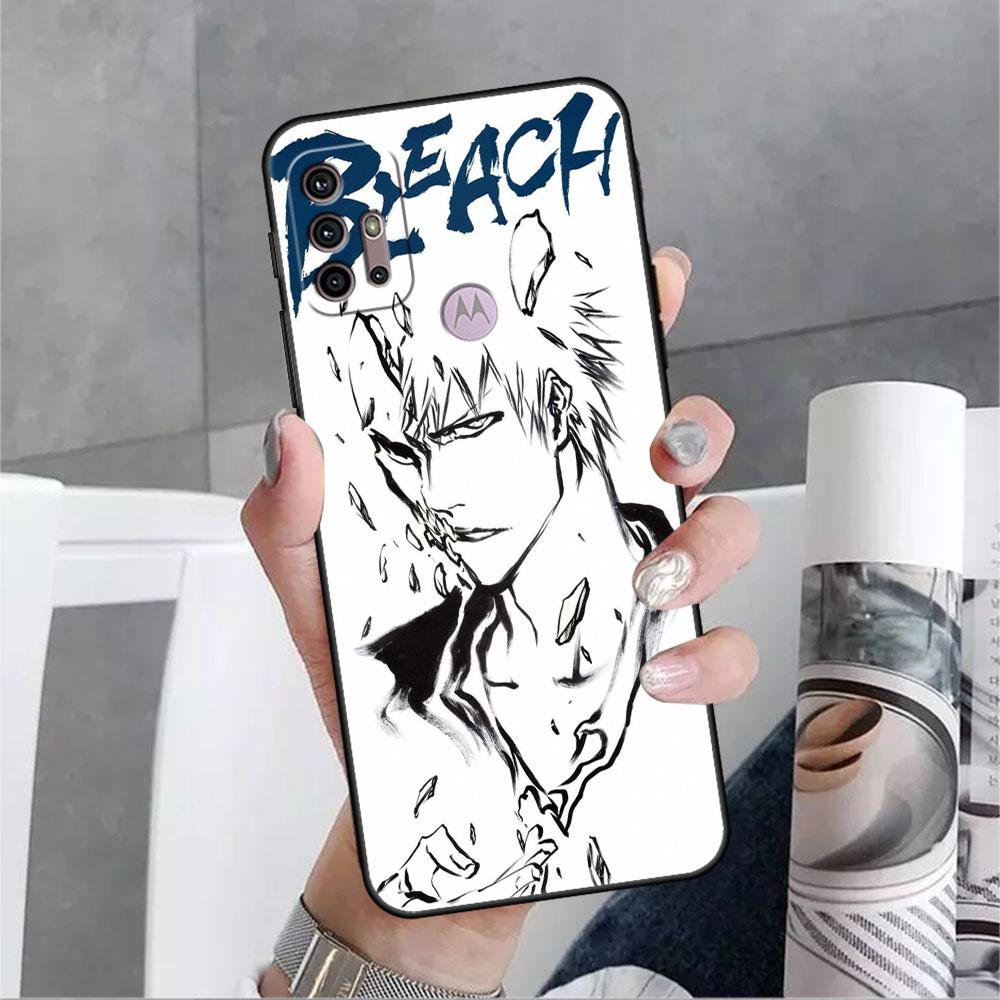 Case For Motorola G60 G30 G22 Edge 20 Lite G31 One Fusion G9 G8 G60s G51 G71 G52 G200 G50 TPU Phone Cover Kurosaki Ichigo Bleach