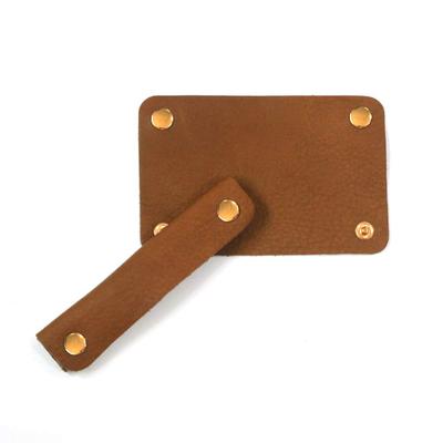 [Oitocentos Navios] Capa para Alça de Bolsa de Couro, Regular (para Bolsas Tote) Disponível em 18 Cores e 3 Cores de Ferragens Metálicas (Bordô e Dourado)
