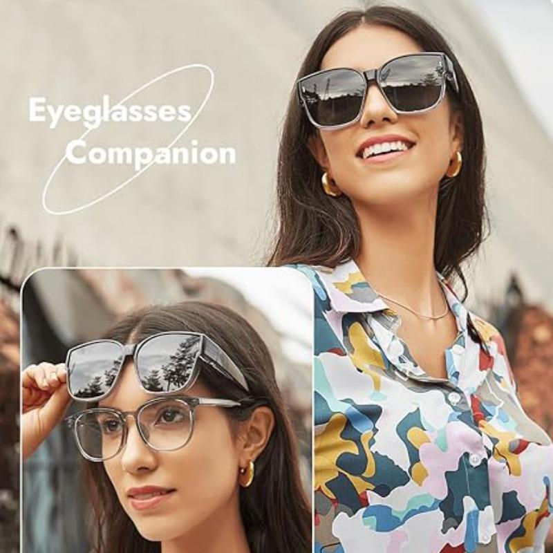 Dame Herre Mote Brilleklemmer Multifunksjonelle Å Bære Over Briller Utendørs Solbriller Unisex Trendy Klemmer på Solbriller Kjørebriller