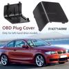 For BMW 1 Series E81 E82 E84 E87 E88 2004 2005 2006-2015 51437144966 Diagnostic Plug Cover OBD Black LHD Panel Decorative Cover