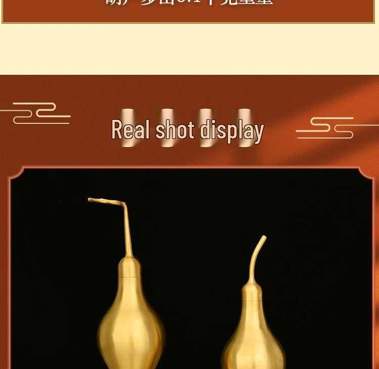 Brass Bagua Gourd with Five Emperors' Coins Pendant – Home Decor Craft