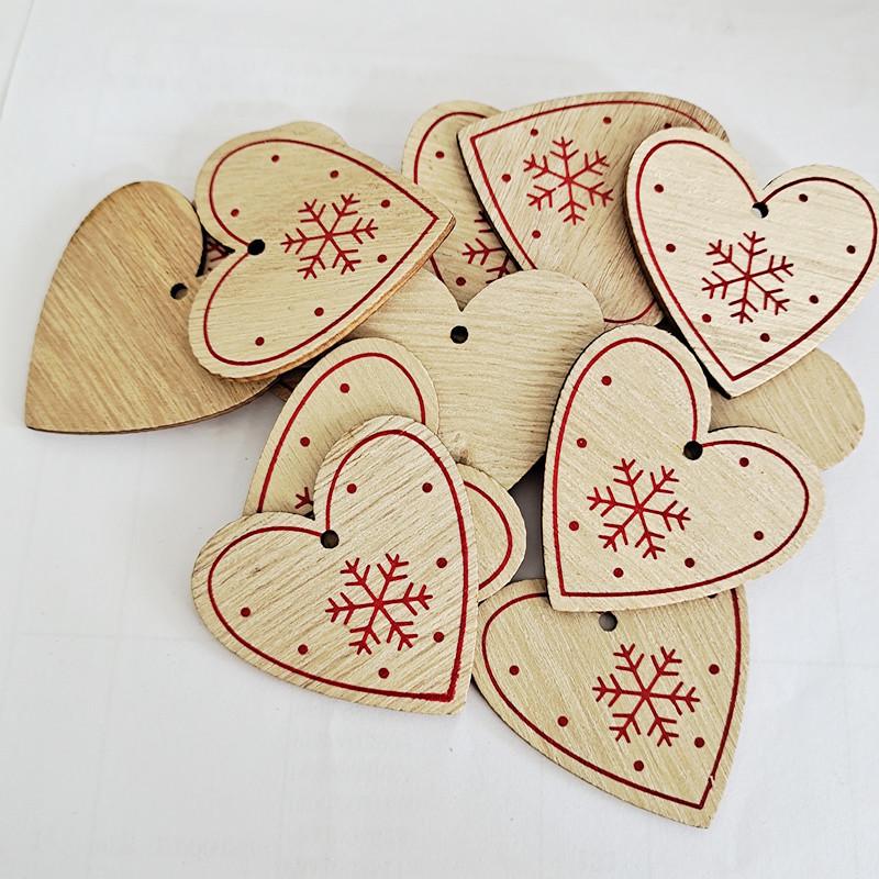 DIY Wooden Christmas Ornaments: Snowflake, Heart, and Star Pendants