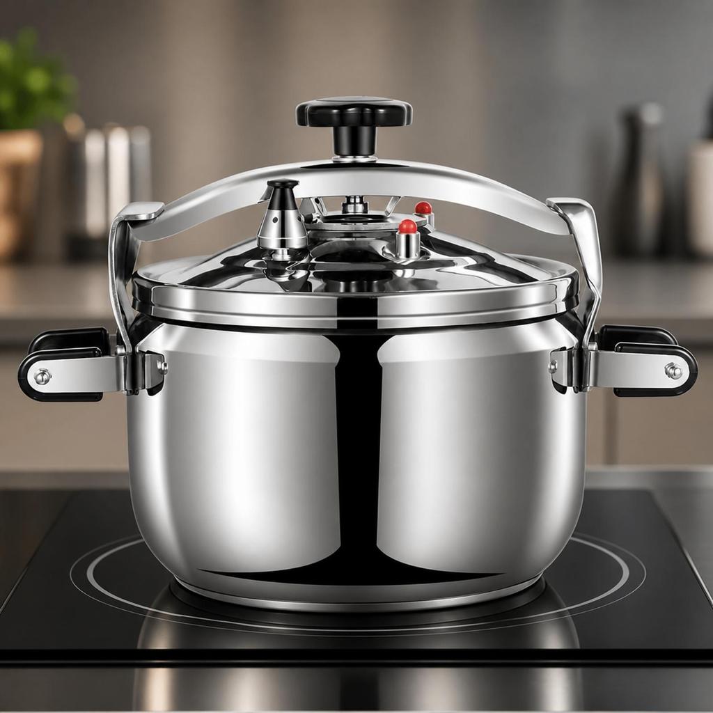 304 Stainless Steel Pressure Cooker Non-Electric with Locking