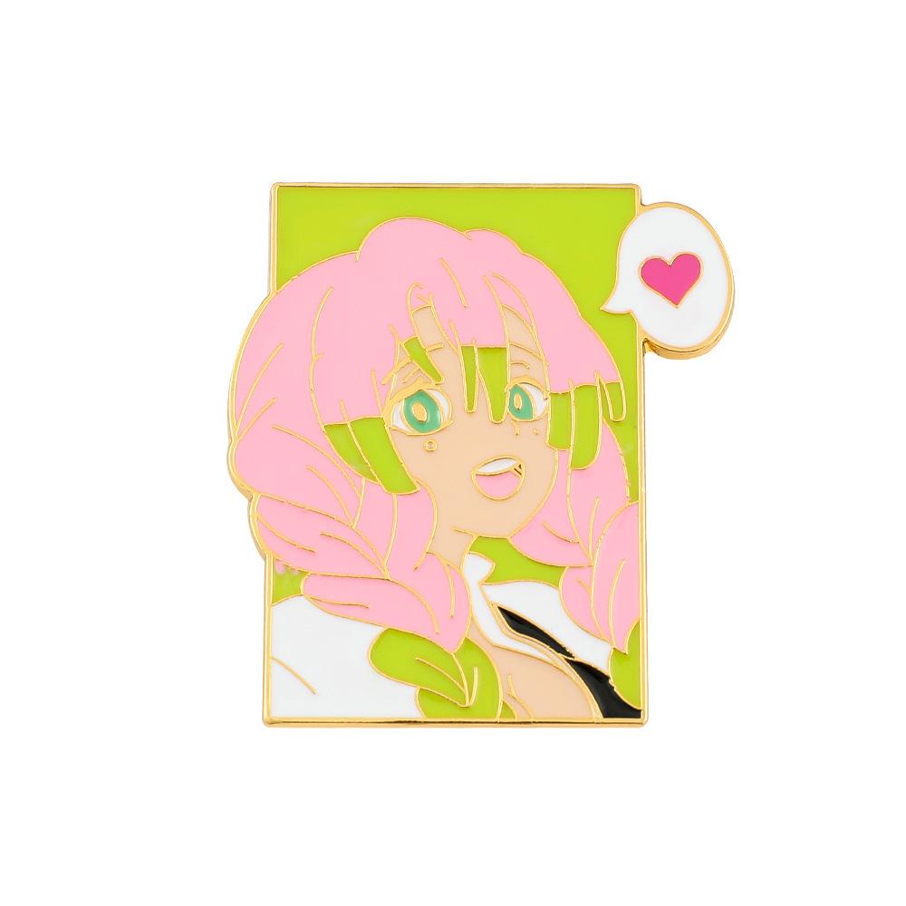 New, Ghost Destroyer Blade Brooch Demon Slayer Anime Peripheral, Rabbit My Wife Shanyi Badge