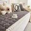 Handmade Autumn/Winter Plush Straight Row Sofa Cushion - New Thickened Design