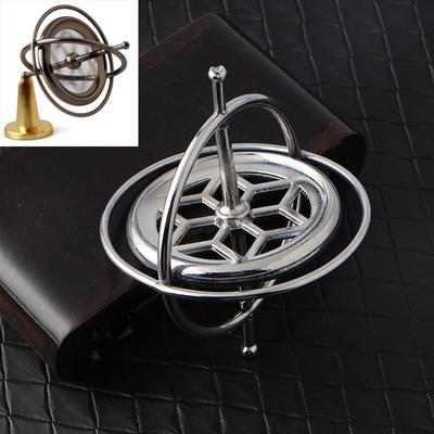 Kovové gyroskopické hračky Magic Spinner Gyro pro klasickou tradiční přírodovědu, vzdělávání, rovnováhu