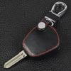 Jingyuqin Remote 3 Buttons Leather Car Key Bag Case Cover For Lada Priora Sedan Sport Kalina Granta Vesta X-Ray XRay