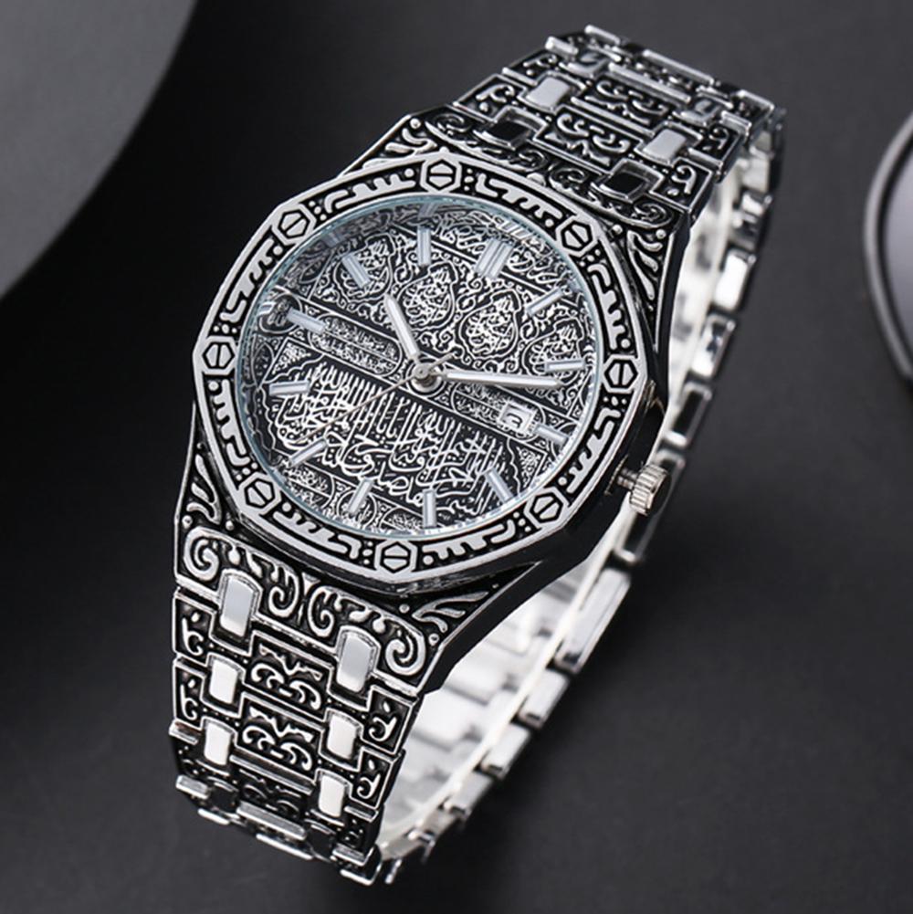 New Luxury Men Watches Fashion Men Stainless Steel Watch Calendar Quartz Wristwatch Business Watches Man Clock Relogio Masculino
