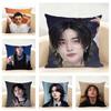 Handsome Singer HHyunjinS Cushion Cover Linen Pillowcase Soft  for Sofa Bed Home Room Decor