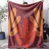 Cactus Throw Soft Flannel AC Blanket Lightweight Summer Nap Throw Cozy  Blanket for Sofa Bed Travel Home