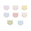 8Pcs Cotton Crotch Bowknot Panties Mid Waist Underwear for Women Breathable Seamless Briefs  Gifts