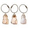 Cat Hair Storage Bottle Transparent Pet Fur Keepsake Capsule for Collecting Cat And Dog Hair Pet Memorial Urns Keychain for Cats Lover