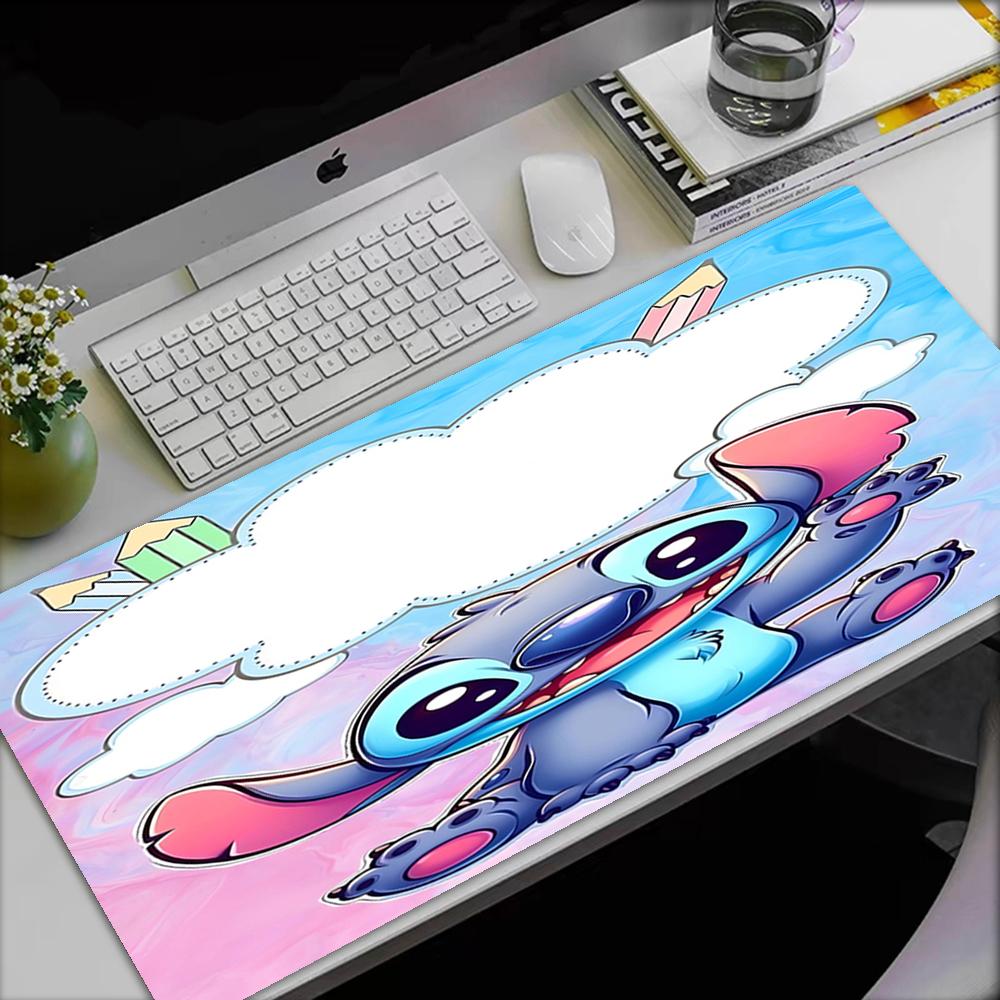 Stitch Theme Mouse Pad, Non Slip Rubber Base, Multifunctional Office & Home Decor, Perfect for Workspace Personalization.