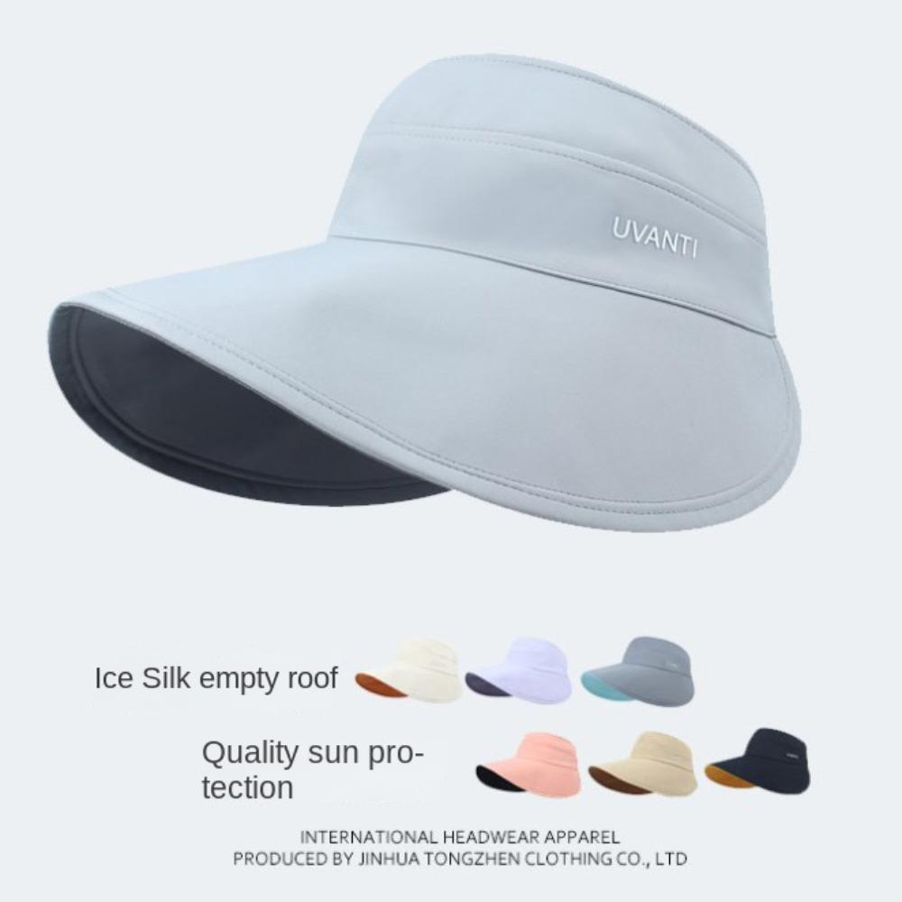 Double Sided Wearable Summer Sun Cap UV-proof Big-brim Beach Hat Fashion Foldable Hat
