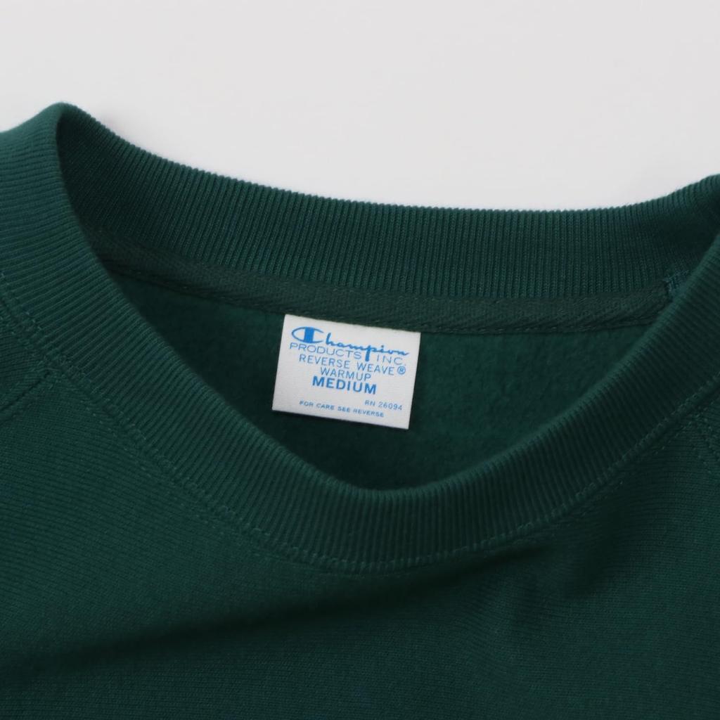 Champion Long Sleeve Reverse Weave Crew Neck Sweatshirt Deep Graphic Print Women's Fleece-Lined (CW-A005), Green,