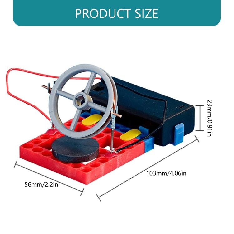 Electric Motor Model Stem Education Toy Self-Assembling Science Toy Physical Experiment Model for School