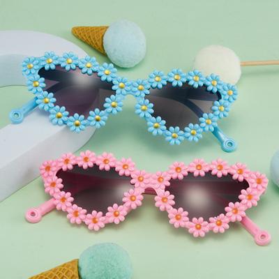 Yeni kedi gözü petal gözlükler çocuk güneş gözlüğü erkek ve kadın aynı güneş gözlüğü moda trendi ins gözlükler