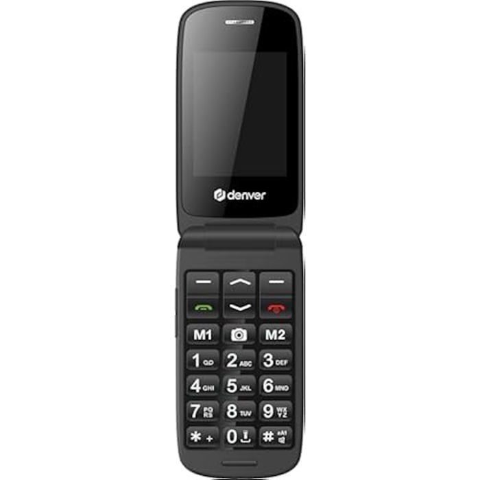 Telefon komórkowy - DENVER - Handy BAS-24600L - 4G - Przycisk SOS - Radio FM - Dual SIM