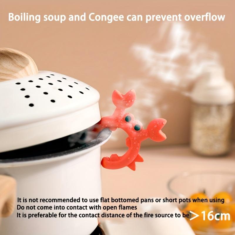 Silicone Spoon Rest Clip - Flexible Utensil Holder for Stove & Cookware - Versatile Pot Edge Clamp, Durable Kitchen Tool Accessory