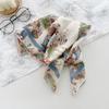 Foreign Style Versatile 58 Cotton And Linen Small Square Scarf Silk Scarf Women'S Spring And Summer Headband Scarf Decoration