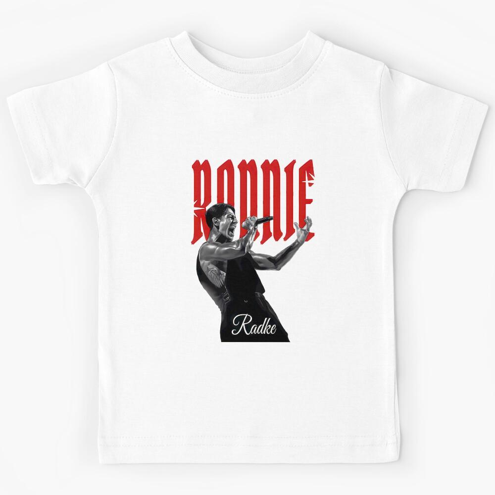 Ronnie Radke Performing Rock Star Graphic Art Kids T-Shirt 100
