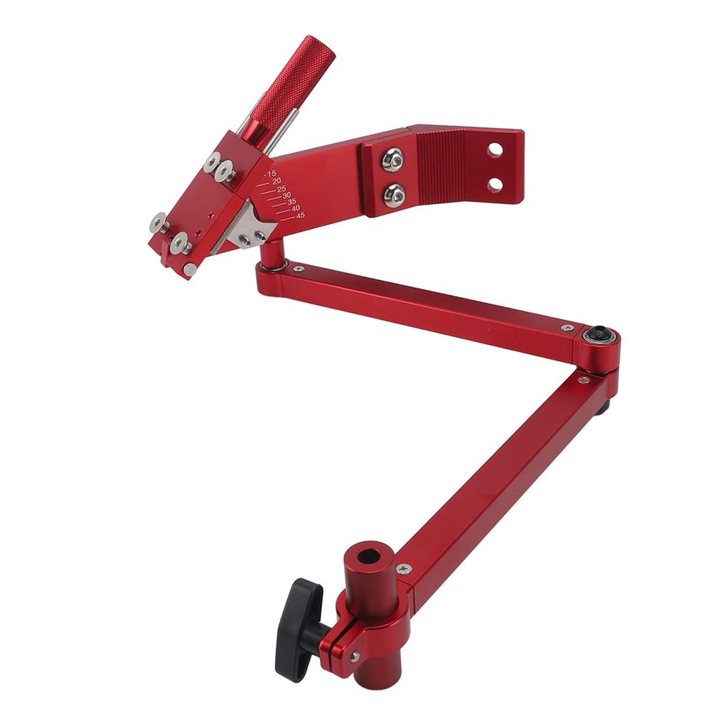 Lawn Mower Blade Sharpener 15 To 45 Degree Adjustable Comfortable Handle for Lawn Mower Blade Red