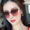 1PCS New High-end Trendy Sunglasses Metal Frameless Sliced Women's Fashionable UV Resistant Sunglasses