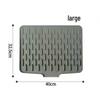 Tapete Drenante e Resistente ao Calor de Silicone para Bancada: Anti-Escaldante, Espessado, Antiderrapante, Multiuso para Cozinha.