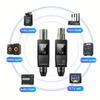 Convenient Wireless Microphone System Converter Built in 1000MAh Battery