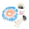4pcs Fish Tank Decorations Glowing Effect Silicone Artificial Coral Plant Ornament for Aquarium