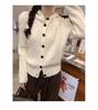 Korean Hooded Cable Knit Cardigan for Women - 2025 Autumn Collection, Button Sweater Coat, Versatile and Stylish.