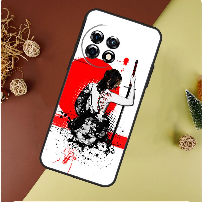 

Anime Girl Samurai For OnePlus 13 12 11 12R 13R 9 10 Pro 8T 9RT 10T 10R Nord 4 CE 2 3 Lite N20 N30 Phone Case OnePlus 13