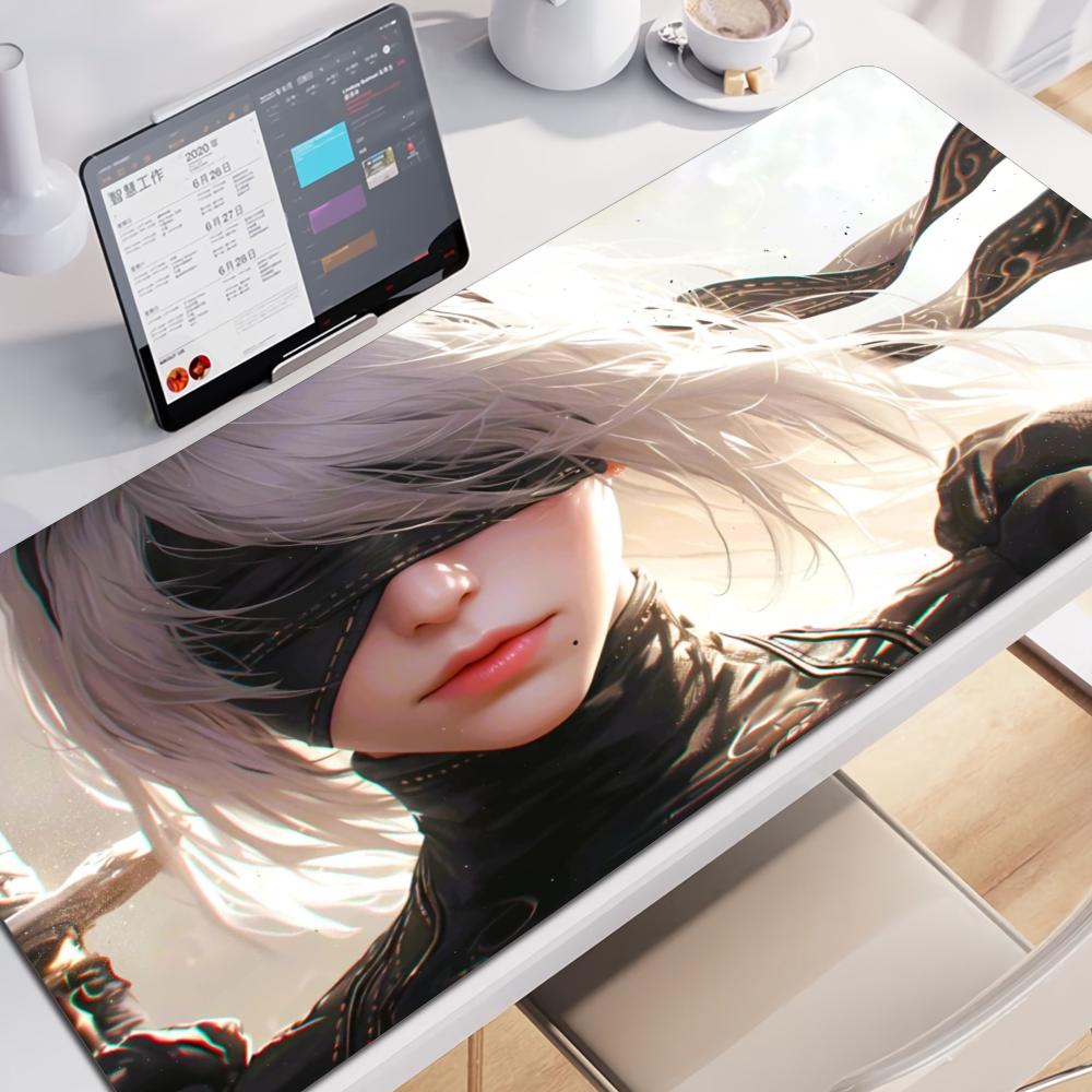 Game Nier Automata Grote Meerdere Maten Muismat Pc Computer Game 2b Muismat Toetsenbord Bureau Matten Kantoor Rubber Antislip Muismat