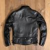 Genuine Leather Jacket, Top Layer Cowhide Jacket, Motorcycle Motorcycle Suit, Slim Stand Collar Short Men's Handsome Jacket