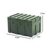 Military Caisson Chest Weapon Gun Storage Box Weapon MOC Building Blocks SWAT Soldier Figures Guns Army Bricks Toys for Children