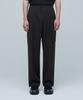 Musinsa Standard Side Adjust Two-Tuck Wide Slacks [Dark Gray]