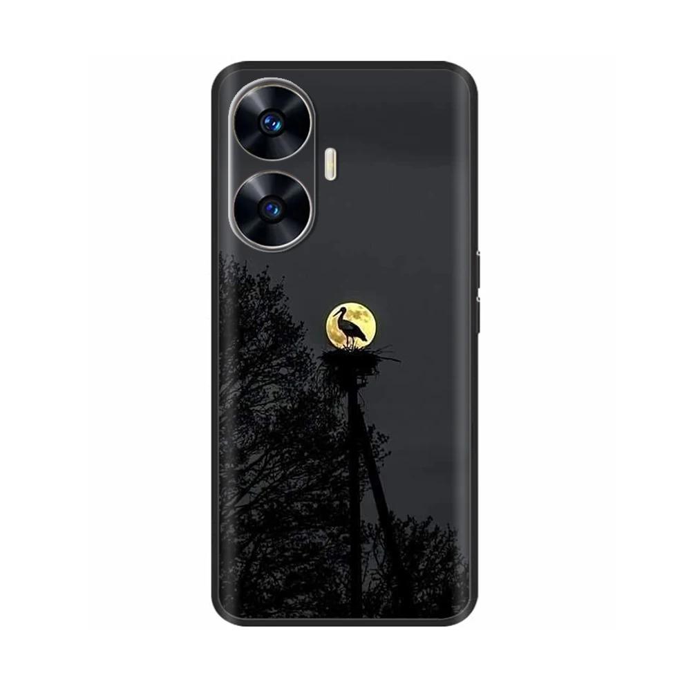 Θήκη Κινητού Για Realme C55 Μόδα Μαλακή Υγρή Σιλικόνη Πλήρης Προστασία Πίσω Κάλυμμα Για Realme Narzo N55 Θήκη C 55 RMX3710 Fundas