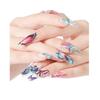 10 Rollen Holographische Nail Art Transferfolie Aufkleber Blume Sternenhimmel AB Papier Wraps