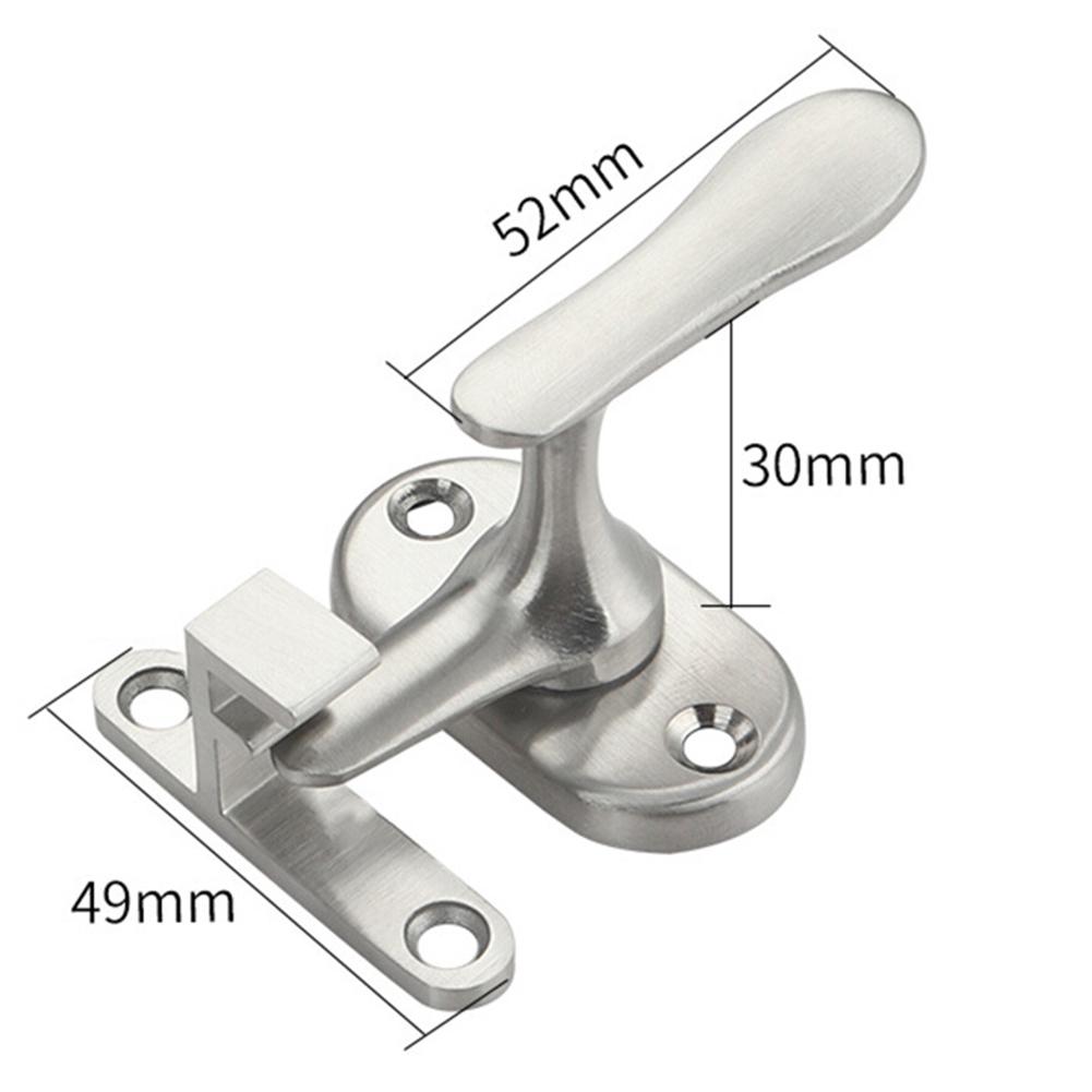 Door Lock Stainless Steel Door Bolts Wood Casement Latch Bathroom Door Lock Latch Anti-theft Window Door Latches Buckle Hardware