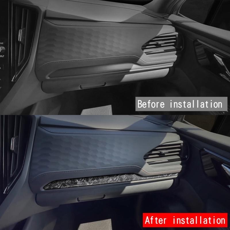 LHD RHD For Subaru Forester 2025 2026 Front Dashboard Center Conlose Panle Strip Copilot Glove Box Cover Interior Accessories