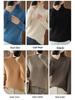 Wool-Blend Women's High Collar Raglan Sweater - 2024 Autumn/Winter Collection