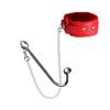 Metal Anal Hook with Leather Collar Sexual Kits  Erotic Bondage Restraint Game for Fetish Couples Adult Anal Sex Toy